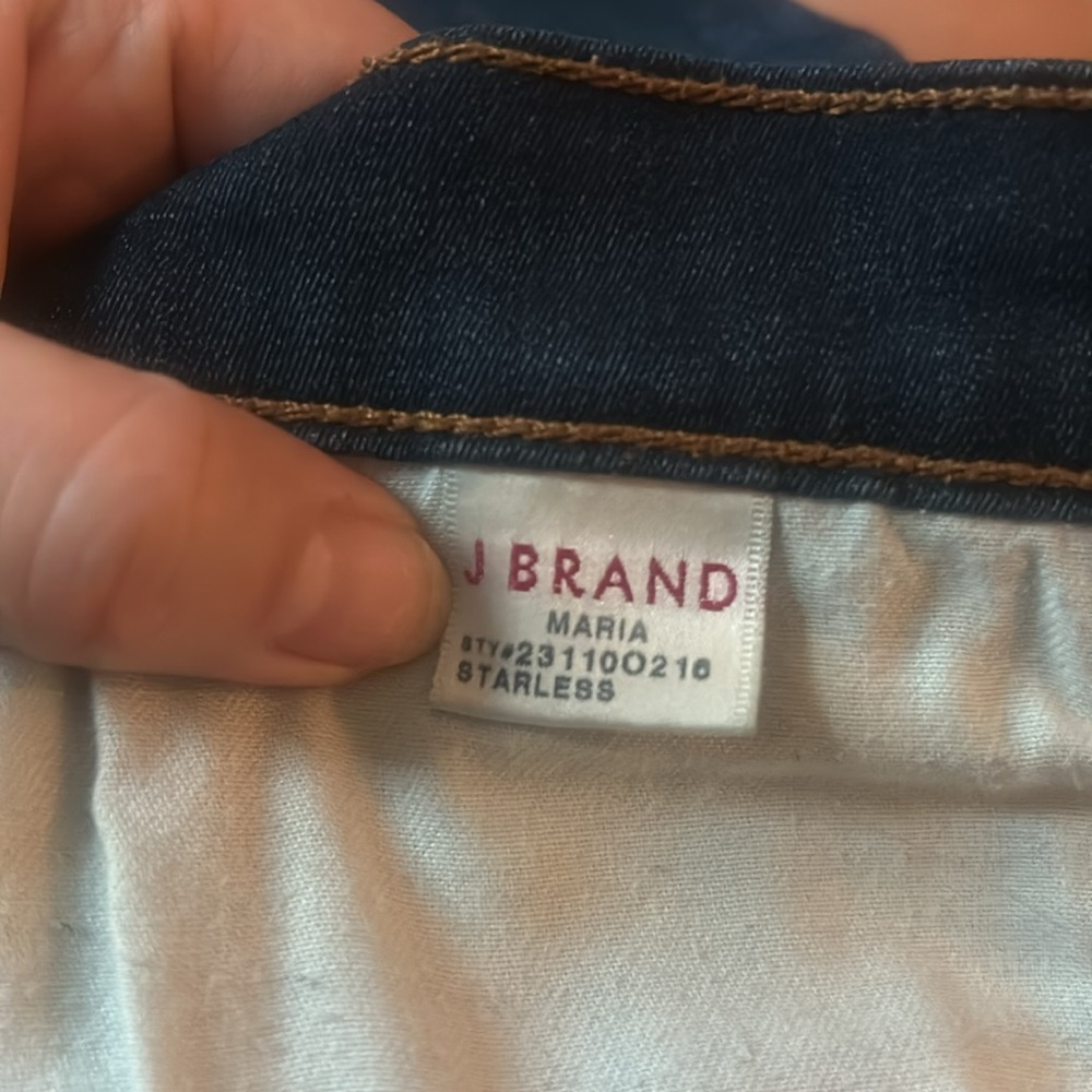 J Brand Maria Jean in Starless - dark wash skinny denim